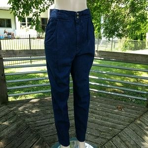 Vintage 1970's Calvin Klein dark wash blue jeans